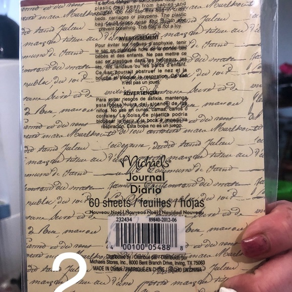 4 different journals 60 pages each perfect to keep in the purse. - Picture 4 of 8